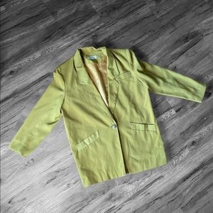 Greenish-yellow Dona Ferrazzi Blazer